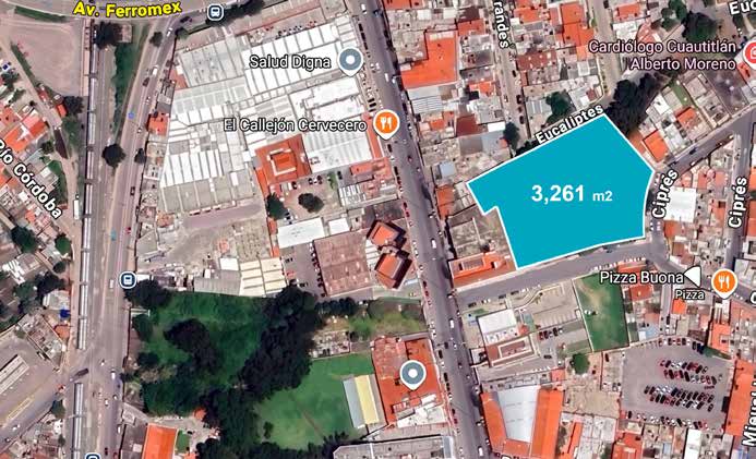 Macrolote industrial de 3,261 m² en El Nopalito